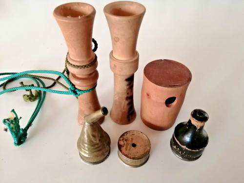 Lot six anciens sifflets - lot,