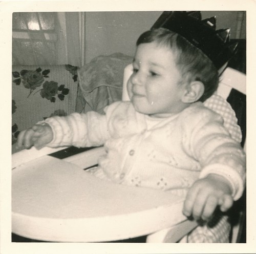 Argentique enfant mois avec - 11,