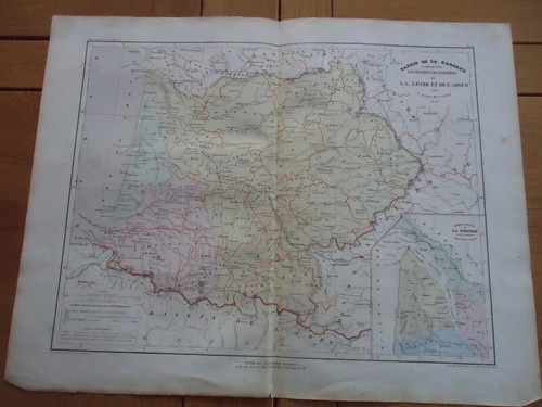 Ancienne carte geographie - ancienne,