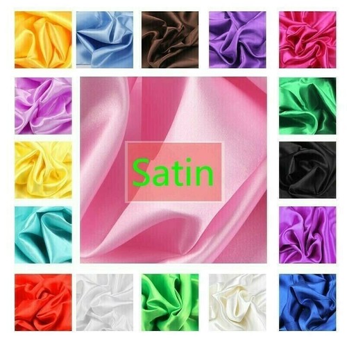 Satin faux soie tissu brillant - faux,