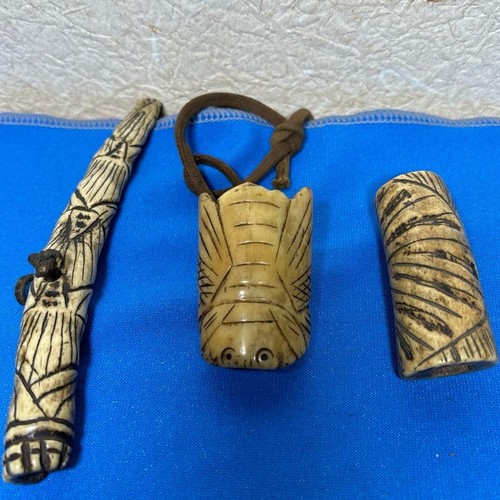 Lot netsuke anciens - de,