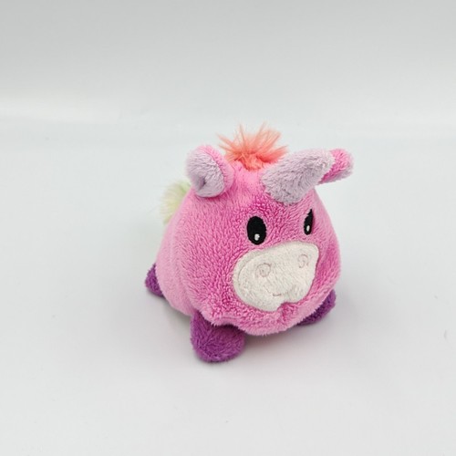 Mini doudou boule licorne - , rose