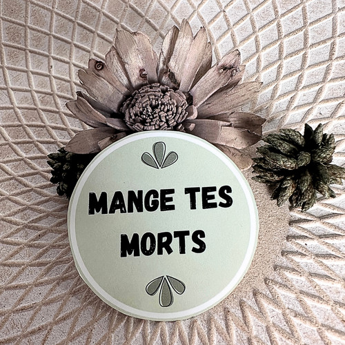 Stickers message mange - -,