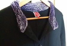 AVENTURES DES TOILES_Superbe robe noire hiver_T.38_TBE