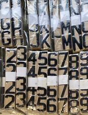 3D BLACK Gel Domed Number Plate Making Numbers Letters Digits 350*