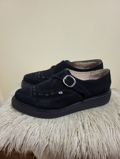 TUK T.U.K. Creeper Loafers Slip On Shoes Black Suede US 10 UK 8 EUR 42 Unisex