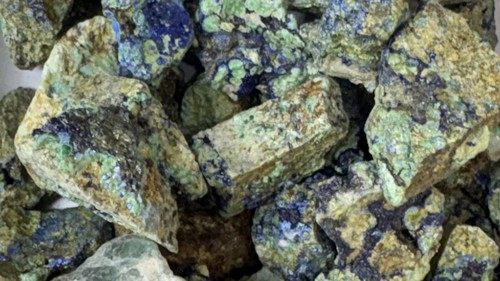 Azurite malachite brut - brut,