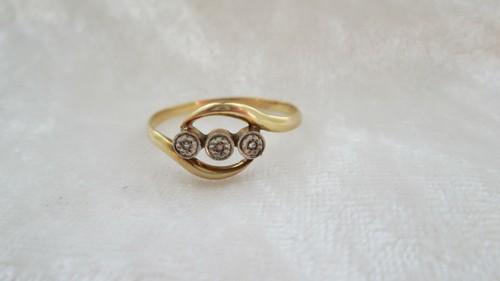 Ancienne bague alliance - , or