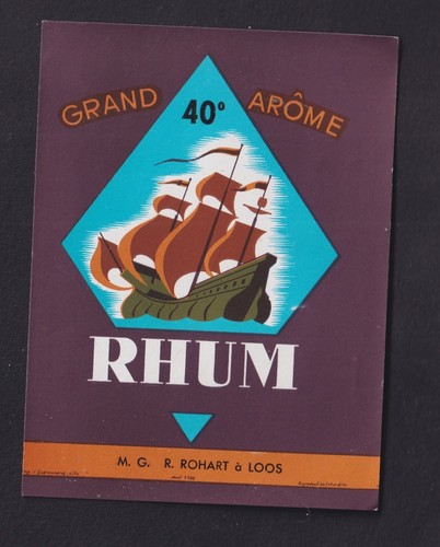 Ancienne étiquette alcool - ,