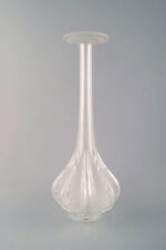 Large Art Deco Lalique art glass vase. France. 