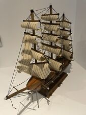 Model sailing boat Fragata Espanola 1780 antique wood