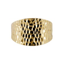 Bague Femme Large En Or Jaune