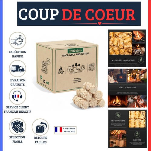 Allume feu naturel - naturel, log-barn