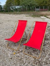 2 Chaises longues pliantes