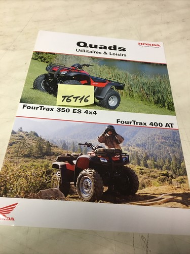 Honda quad fourtrax 350es 4x4 - quad,