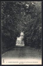 Old postcard Saint-Gratien, L ́Allée de la Princesse Mathilde 