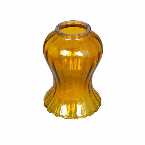 Tulipe verre ambré - tulipe, en