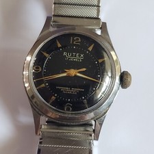 VINTAGE WATCH RUTEX RETRO TIME