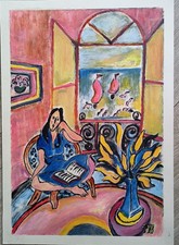 Tableau à l'huile signé de