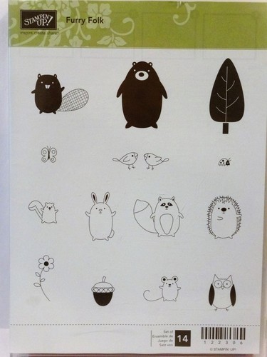 Stampin furry folk - folk, timbres