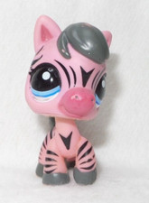 LITTLEST PETSHOP PET SHOP LPS #2078 HASBRO HORSE PONY PINK BLUE EYES