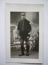 Carte photo d'un gendarme vers