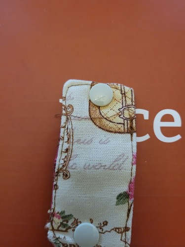 Attache cable tissu coton - attache,