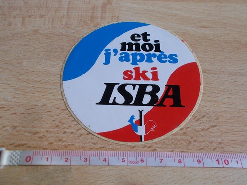 Autocollant après ski isba - après,