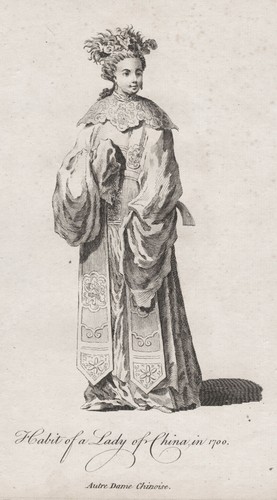 Dame femme costume chine - dame,