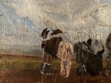 Peinture Portrait Huile Toile