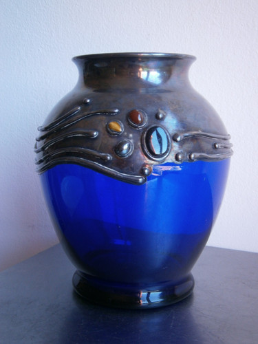 Vase david barak argent - barak,