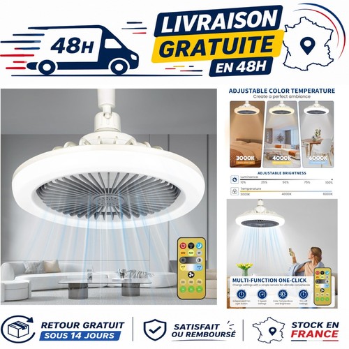 Ventilateur plafond led 30w - ventilateur,