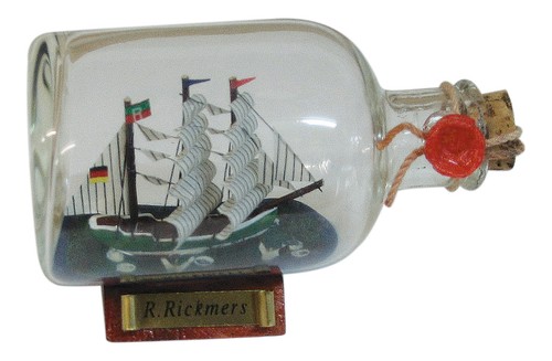 Bateau bouteille rickmer - bouteille,