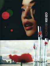Publicité Papier - Parfum "Flower" By Kenzo de 2008, Mannequin Shu Qi