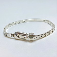 GUCCI Belt Ceinture Bracelet 925 Total Length 21.5cm 925 Sterling Silver