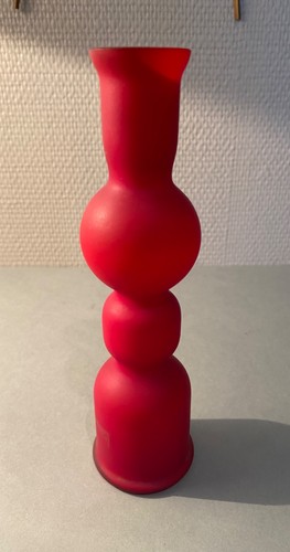 Superbe vase verre dépoli - vase,