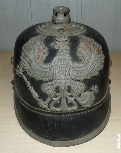 Casque pointe prussien dit - casque,