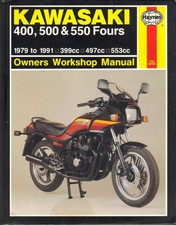 KAWASAKI GPZ550,GT550,Z400,Z500,Z550,Z550 LTD HAYNES WORKSHOP MANUAL 1979-1991