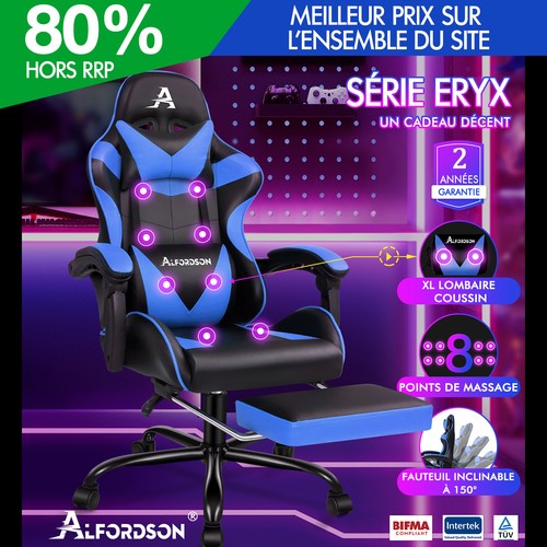 Alfordson gaming chaise bureau - gaming,