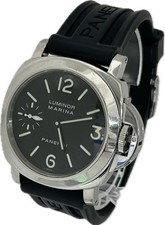 Panerai Luminor Marina OP6518 PAM00001 Black Manual Mens Watch Excellent A4321