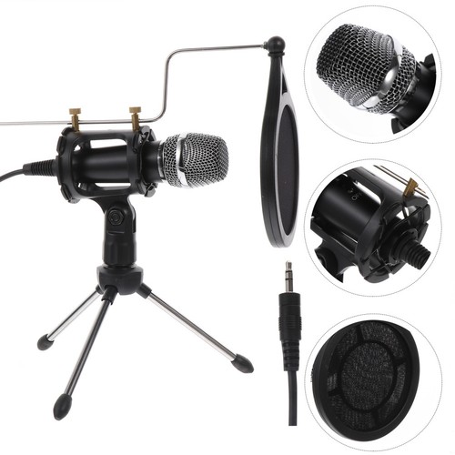 Micro avec trepied microphone - micro,