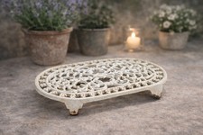 Antique White Enameled Cast