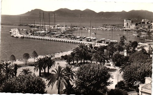 Vintage postcard jardine - vintage, le