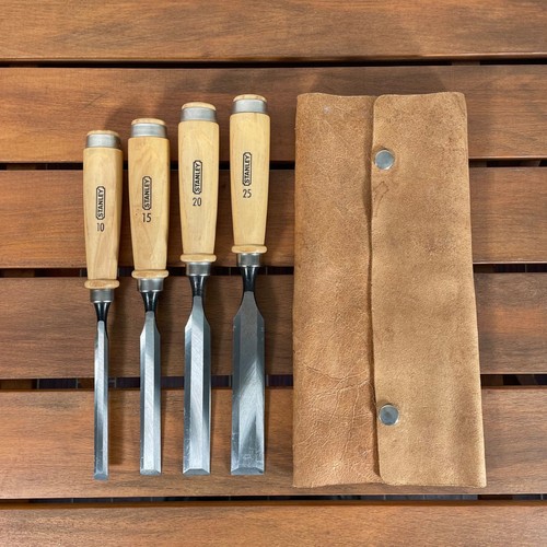 Stanley wood chisel - set, 4