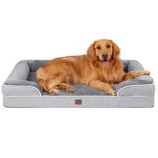 Panier Chien Grande Taille XL Orthopédique Mémoire de Forme Lit Imperméable Neuf