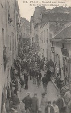 75 CPA N° 134 PARIS MARCHÉ AUX PUCES DE LA RUE SAINT-MÉDARD