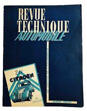 Citroen 2CV Revue Technique Automobile Repair Service Manual Guide French Text