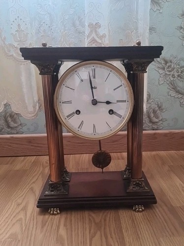 Ancien pendule horloge - ancien,