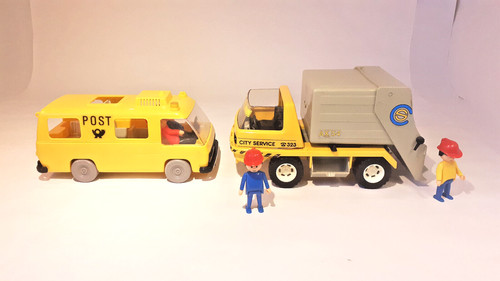 Playmobil lot camions poste - playmobil,