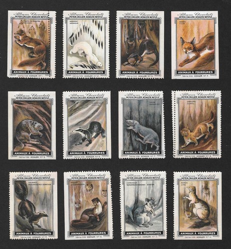 Poster stamps fur animals - stamps,